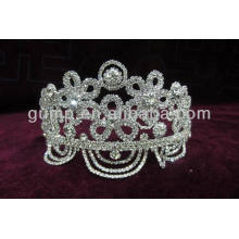 rhinestone flower tiara crown